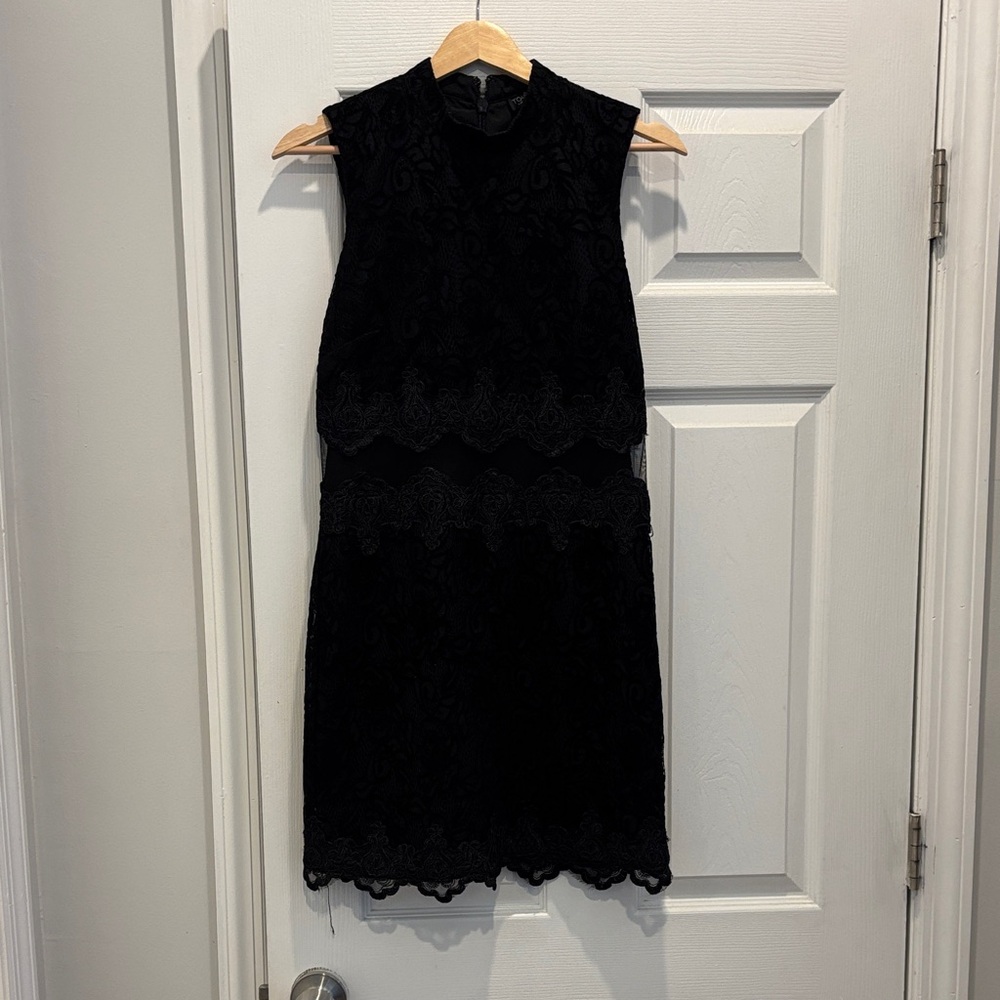 Black Lace Topshop cocktail dress